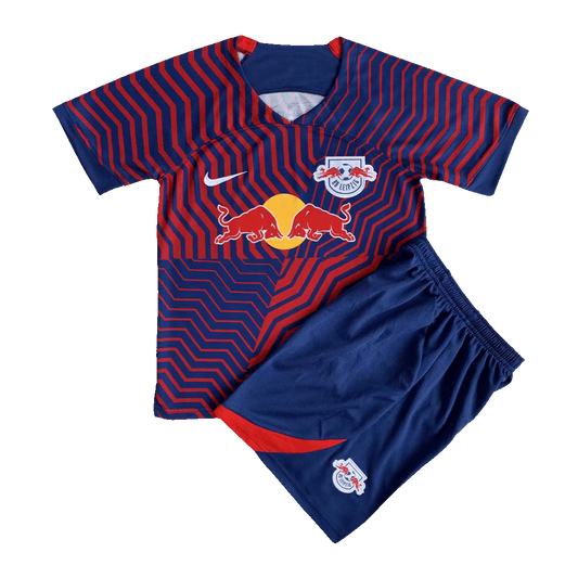 Kids RB Leipzig Away Jersey Kit 2023/24