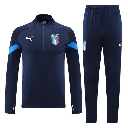 Italy Zipper Sweat Kit(Top+Pants) Blue Replica 2022