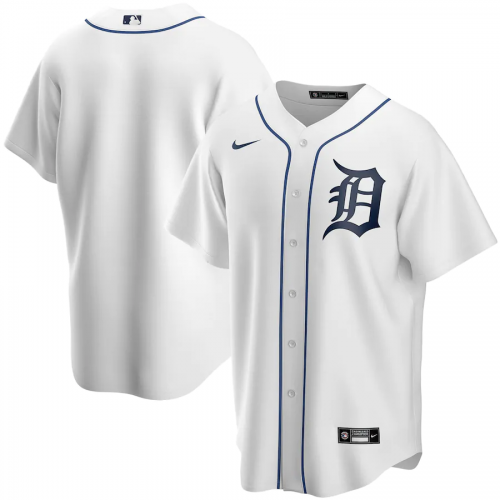 Men's Detroit Tigers White Home