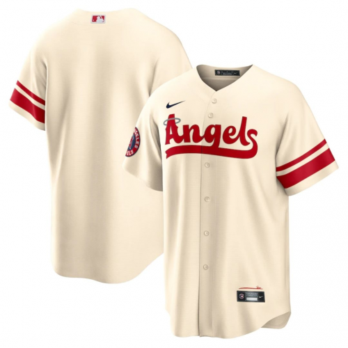 Men's Los Angeles Angels Cream