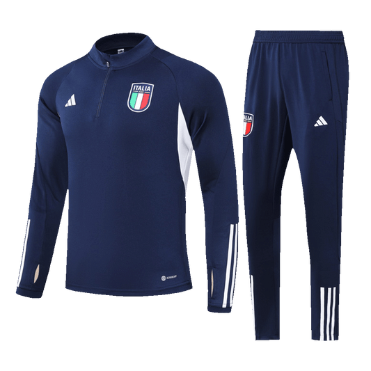 Italy Zipper Sweatshirt Kit(Top+Pants) Navy 2023