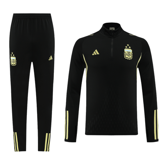 Argentina 3 Stars Zipper Sweatshirt Kit(Top+Pants) 2023/24